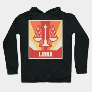 LIBRA - Retro Vintage Astrology Hoodie